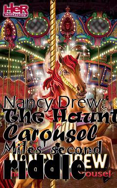 Box art for Nancy Drew: The Haunted Carousel