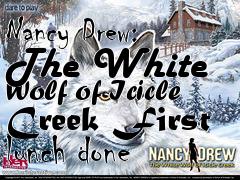 Box art for Nancy Drew: The White Wolf of Icicle Creek