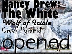 Box art for Nancy Drew: The White Wolf of Icicle Creek
