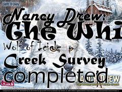 Box art for Nancy Drew: The White Wolf of Icicle Creek