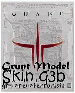 Box art for Grunt Model Skin q3b grn arenaterrorists