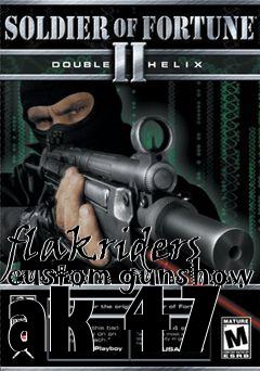 Box art for flakriders custom gunshow ak 47