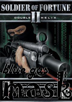 Box art for blue gas mask