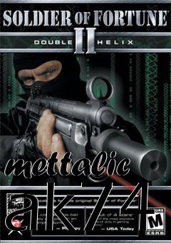 Box art for mettalic ak74