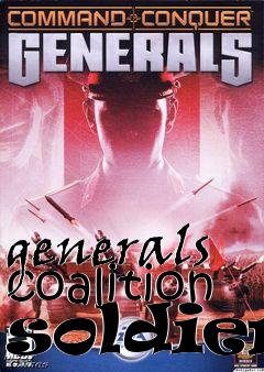 Box art for generals coalition soldier