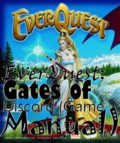 Box art for EverQuest: Gates of Discord (Game Manual)