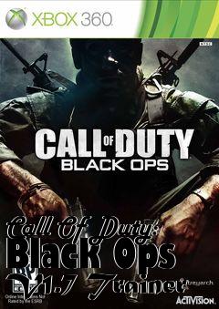Box art for Call
Of Duty: Black Ops V1.7 Trainer