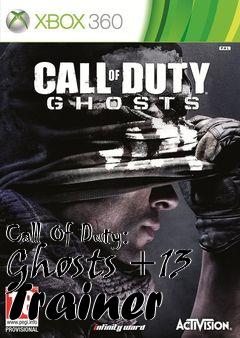 Box art for Call
Of Duty: Ghosts +13 Trainer