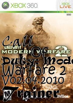 Box art for Call
            Of Duty: Modern Warfare 2 V02.04.2010 Trainer