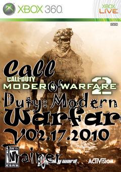 Box art for Call
            Of Duty: Modern Warfare 2 V02.17.2010 Trainer