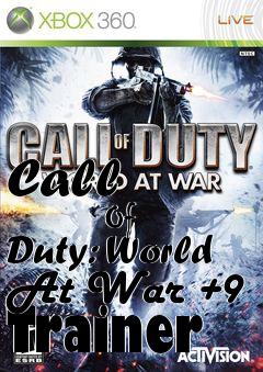 Box art for Call
            Of Duty: World At War +9 Trainer