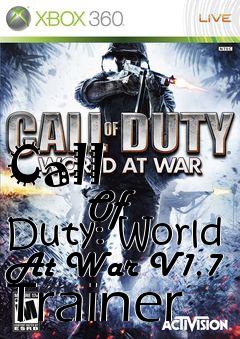 Box art for Call
            Of Duty: World At War V1.7 Trainer