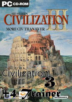 Box art for Civilization
        3 +4 Trainer