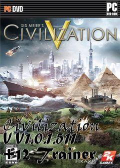 Box art for Civilization
V V1.0.1.511 +12 Trainer