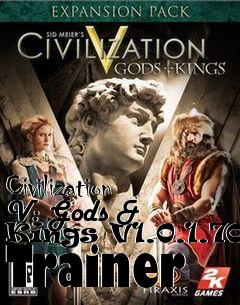 Box art for Civilization
V: Gods & Kings V1.0.1.705 Trainer