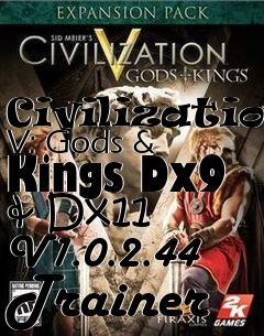 Box art for Civilization
V: Gods & Kings Dx9 & Dx11 V1.0.2.44 Trainer