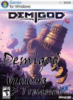 Box art for Demigod
            V1.0.0.93 +3 Trainer