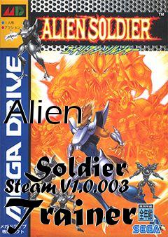 Box art for Alien
              Soldier Steam V1.0.003 Trainer