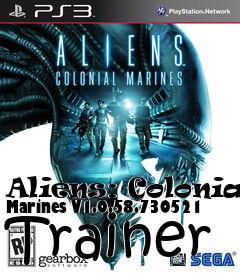 Box art for Aliens:
Colonial Marines V1.0.58.730521 Trainer