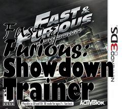 Box art for Fast
& Furious: Showdown Trainer