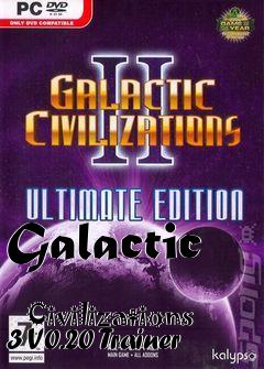 Box art for Galactic
            Civilizations 3 V0.20 Trainer