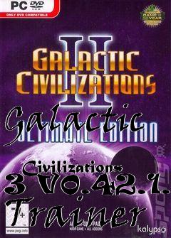 Box art for Galactic
            Civilizations 3 V0.42.1.0 Trainer