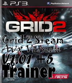 Box art for Grid
2 Steam Avx Version V1.01 +5 Trainer