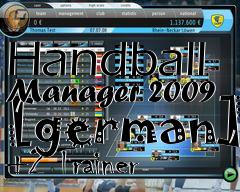 Box art for Handball
Manager 2009 [german] +2 Trainer