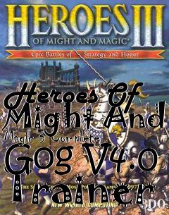Box art for Heroes
Of Might And Magic 3 Complete Gog V4.0 Trainer