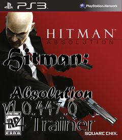 Box art for Hitman:
            Absolution V1.0.447.0 +4 Trainer