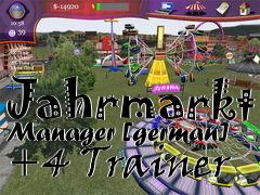 Box art for Jahrmarkt
Manager [german] +4 Trainer