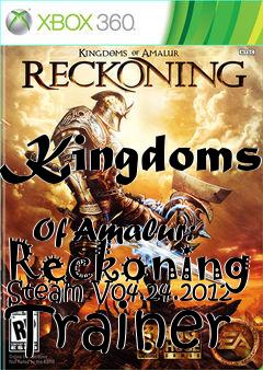 Box art for Kingdoms
            Of Amalur: Reckoning Steam V04.24.2012 Trainer