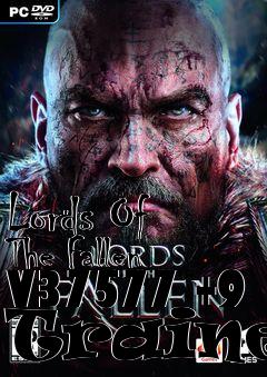 Box art for Lords
Of The Fallen V37577 +9 Trainer