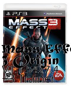 Box art for Mass
Effect 3 Origin V1.1.5427.4 +3 Trainer