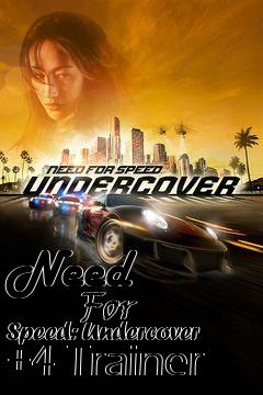 Box art for Need
            For Speed: Undercover +4 Trainer