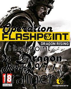 Box art for Operation
            Flashpoint 2: Dragon Rising V1.1 Trainer