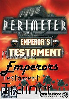 Box art for Perimeter:
Emperors Testament Trainer