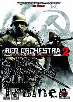 Box art for Red
Orchestra 2: Heroes Of Stalingrad V01.11.2012 Trainer