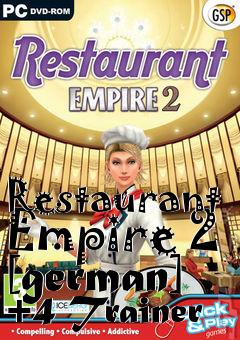 Box art for Restaurant
Empire 2 [german] +4 Trainer