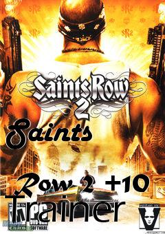 Box art for Saints
            Row 2 +10 Trainer