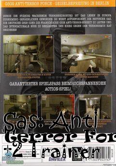 Box art for Sas:
Anti Terror Force +2 Trainer