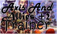 Box art for Axis And Allies +2 Trainer