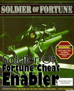 Box art for Soldier
Of Fortune Cheat Enabler