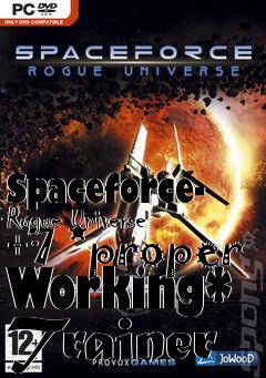 Box art for Spaceforce-
Rogue Universe +7 *proper Working* Trainer