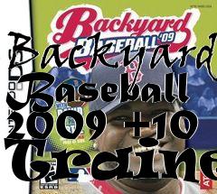 Box art for Backyard
Baseball 2009 +10 Trainer