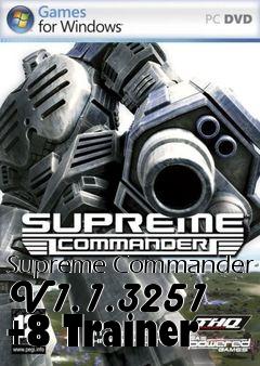 Box art for Supreme
Commander V1.1.3251 +8 Trainer