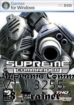 Box art for Supreme
Commander V1.1.3255 +8 Trainer