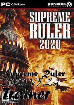 Box art for Supreme
Ruler 2020 V5.2.1 Trainer