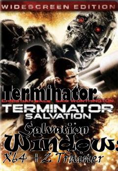 Box art for Terminator
            Salvation Windows 7 X64 +2 Trainer