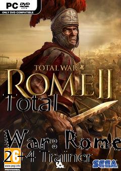 Box art for Total
            War: Rome 2 +4 Trainer